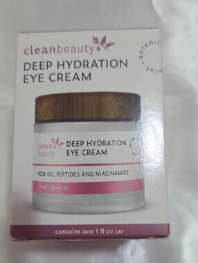 Deep Hydration Eye Cream Peptides and Niacinamide 1 oz – Pink & White